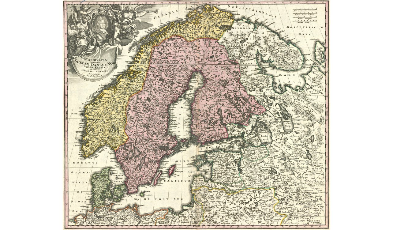 Gränserna efter freden i Åbo 1743 | Helsingin kaupunki