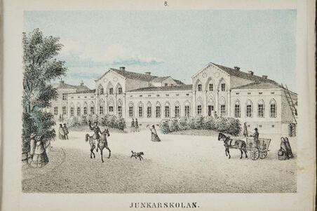 Helsingin junkkarikoulu eli upseerikokelaiden koulu; grafiikka