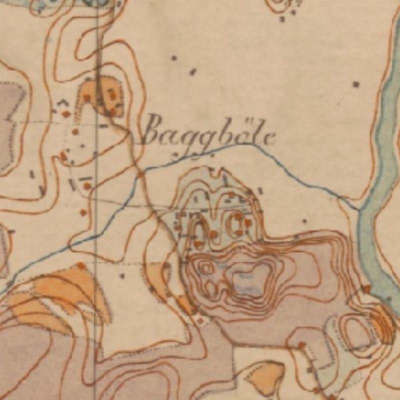 Baggböle-sana Senaatin kartalla