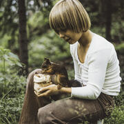 Seurasaaressakin oravat ovat vähentyneet aikaisemmista vuosikymmenistä. Kuva on vuodelta 1974.