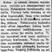 Uusi Päivä, 24.7.1918, nro 105, s. 1. Kansalliskirjaston digitaaliset aineistot.