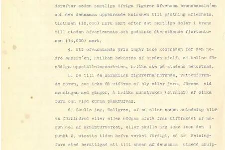  Agreement between Ville Vallgren and the City of Helsinki on Havis Amanda, page 2