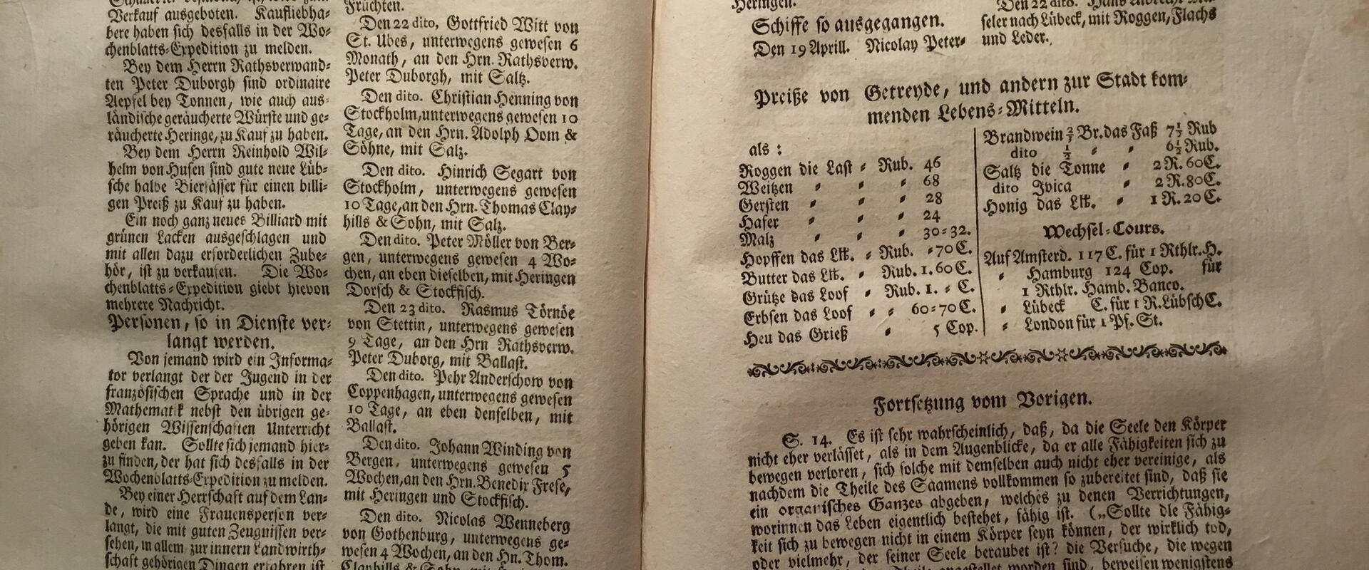 Bild av ett gammalt tidningsuppslag