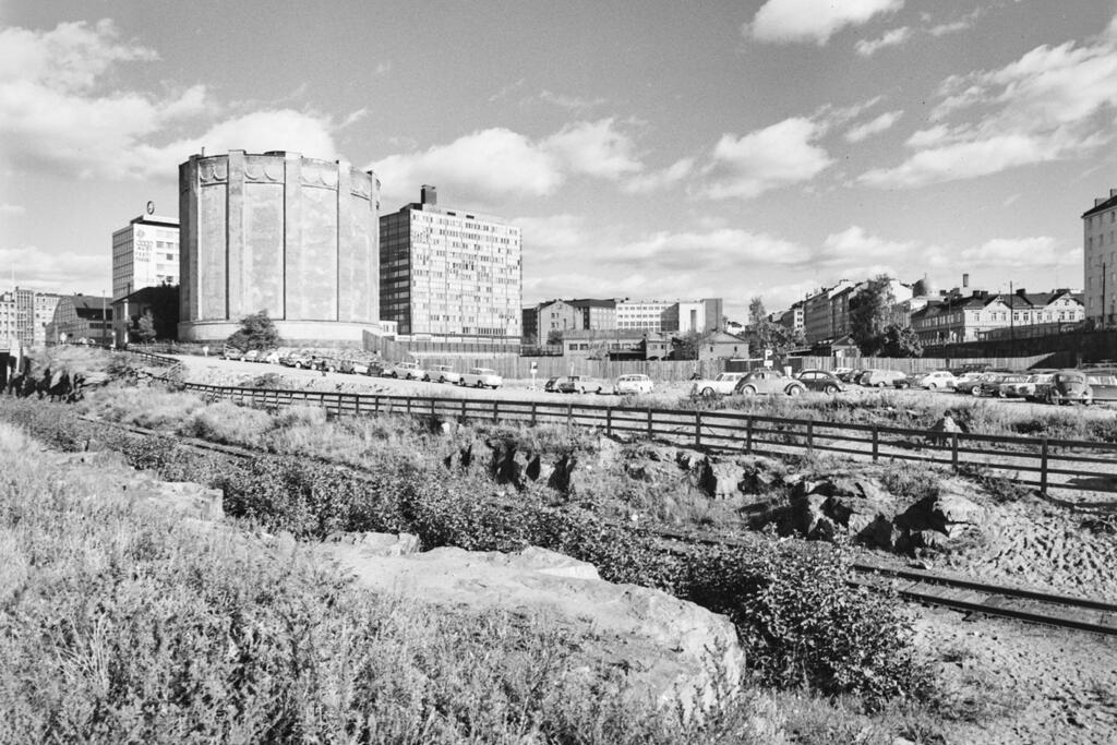 Det fanns en gasklocka också i Kampen ännu på 1960-talet. Foto: Museiverket / Pekka Kyytinen