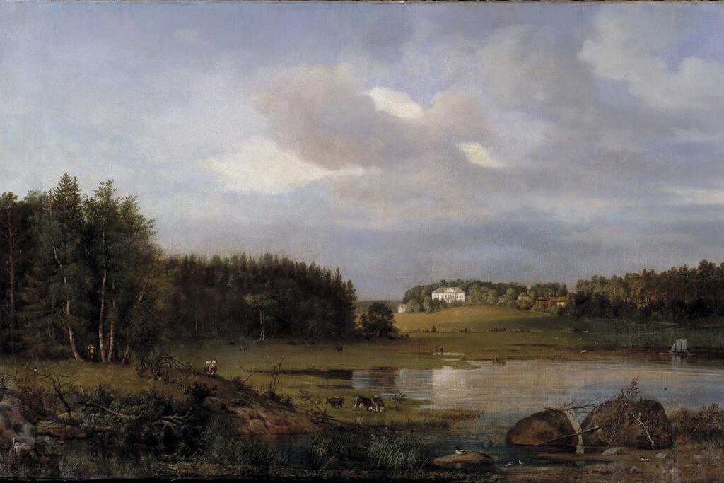 Kumpulan kartano, Magnus von Wrightin maalaus vuodelta 1861.