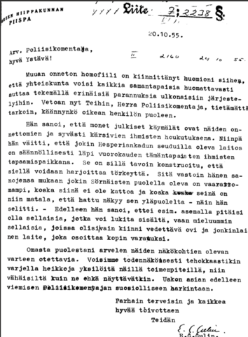 Koneella kirjoitettu kirje