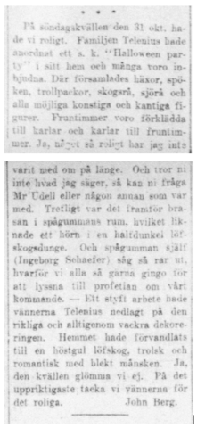 En kort tidningstext