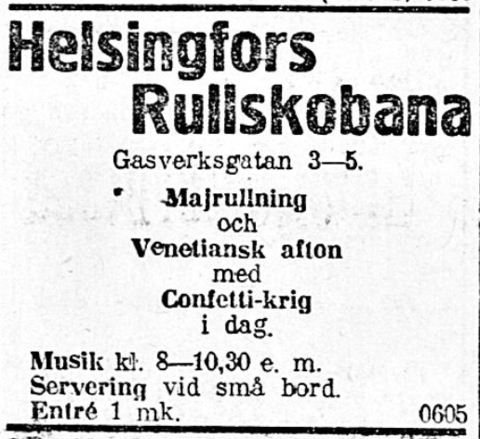 Tidningsannons