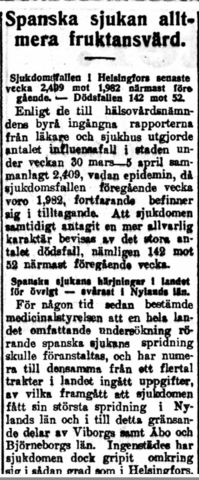 Början av en tidningsartikel