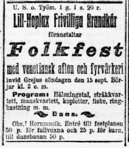 Tidningsannons