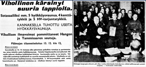 Sanomalehtileike, jossa kuva ja tekstiä