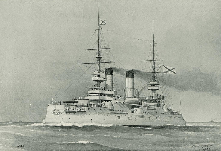 Bild av ett slagskepp