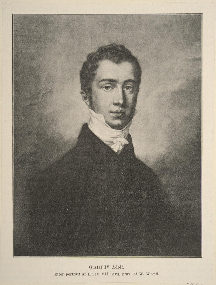 William Wardin kuparikaiverrus Francois Huet-Villiersin maalauksen mukaan esittää vakavailmeistä miestä, jolla on tumma takki ja valkoinen kaulahuivi käärittynä pystyyn nostettujen valkoisten kauluksien päälle. Hiukset ovat lyhyet ja mies on paljain päin.