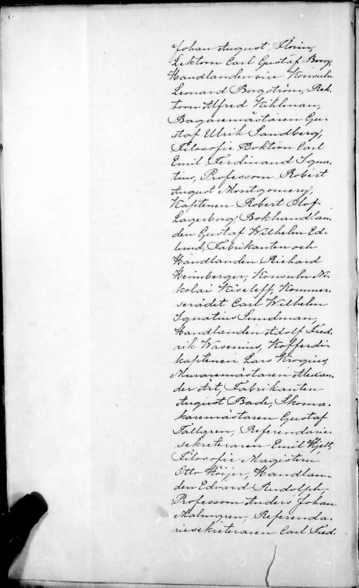 en handskriven textsida