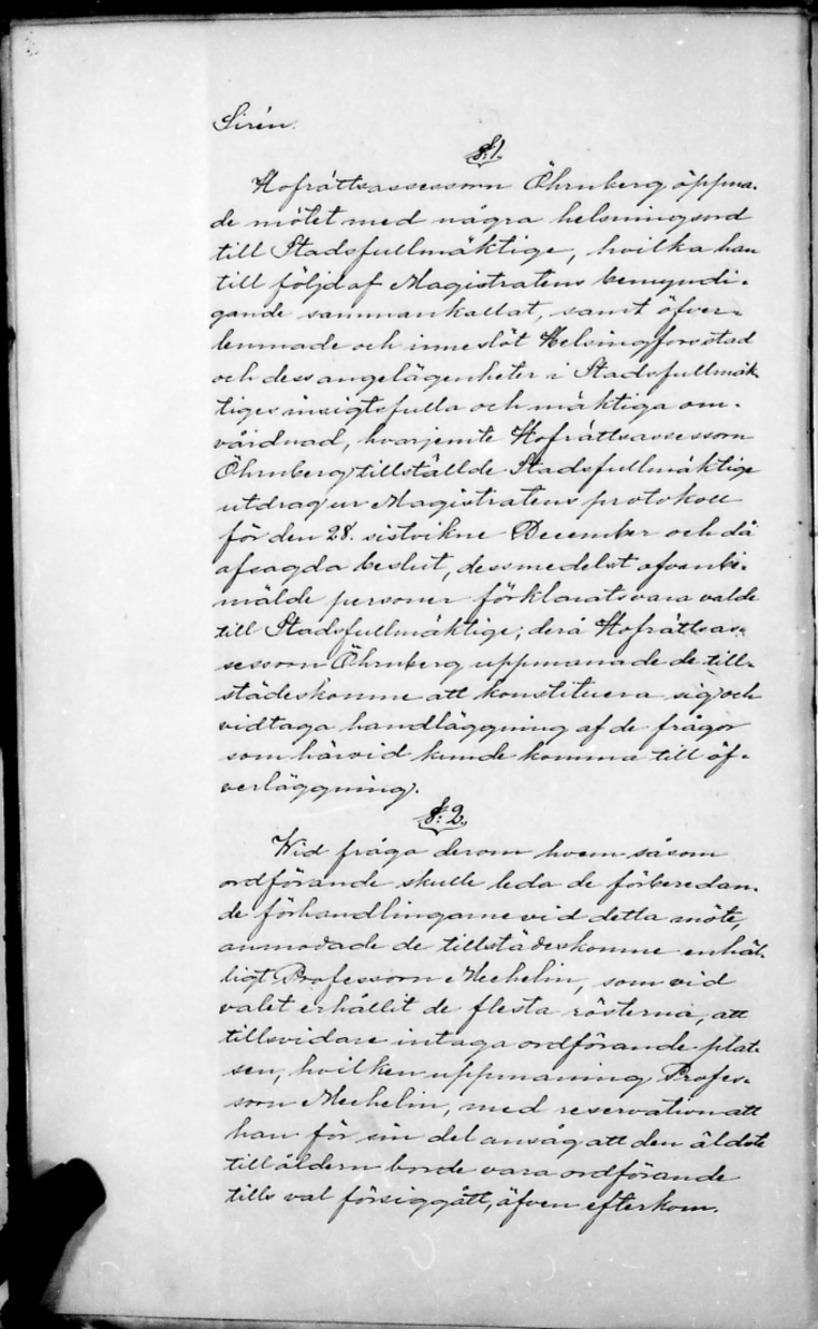 käsinkirjoitettu tekstisivu