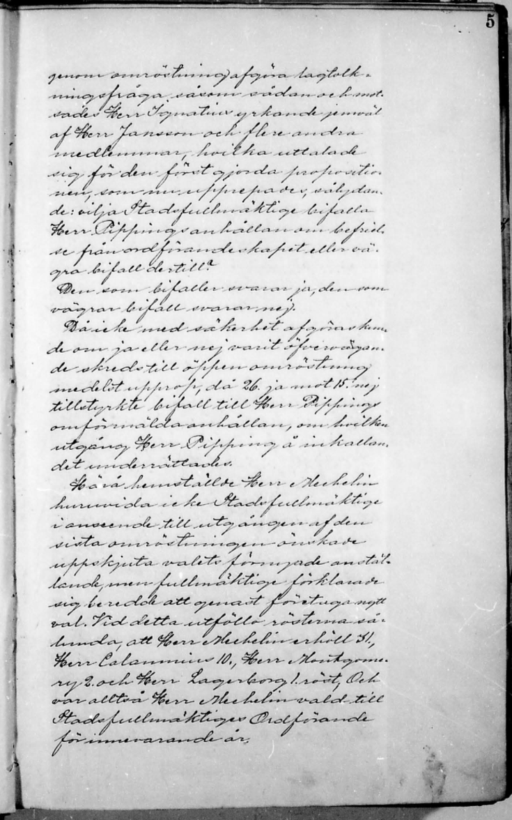 käsinkirjoitettu tekstisivu