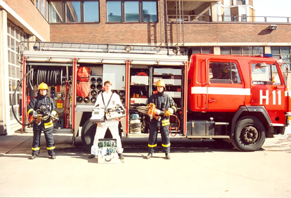 Pelastusauto 1990-luvulta
