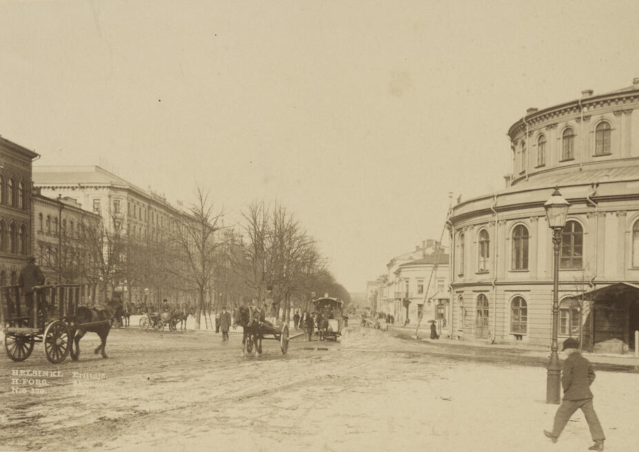 Erottaja ja Ruotsalainen teatteri 1800-luvun lopussa