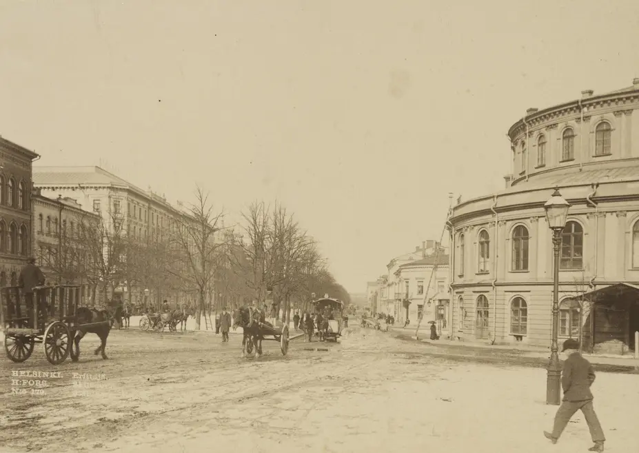 Erottaja ja Ruotsalainen teatteri 1800-luvun lopussa