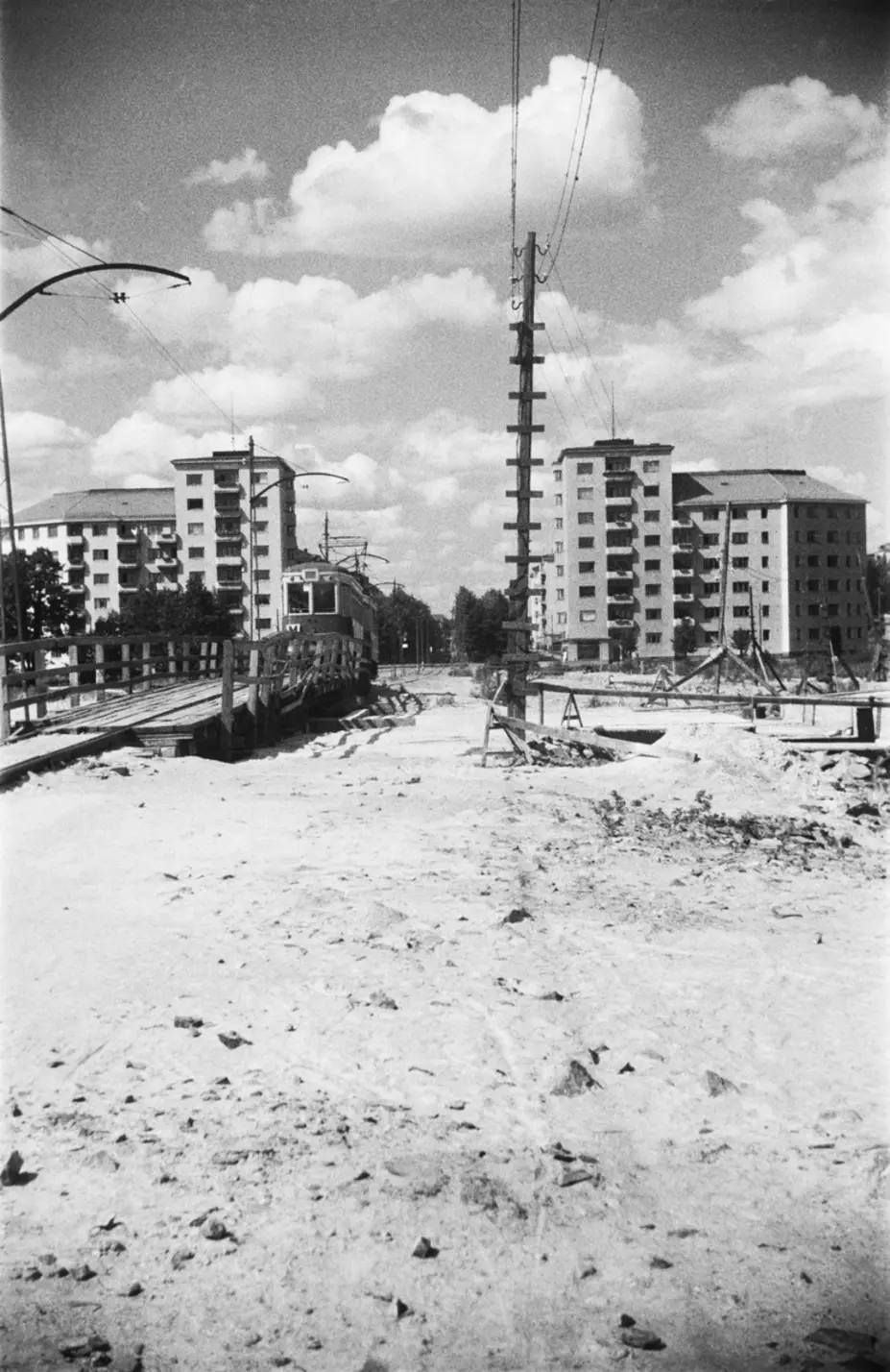 Munksnäs spårväg och spårvagn år 1951