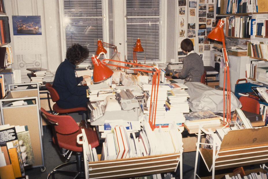 Rikhardinkadun kirjaston työhuone