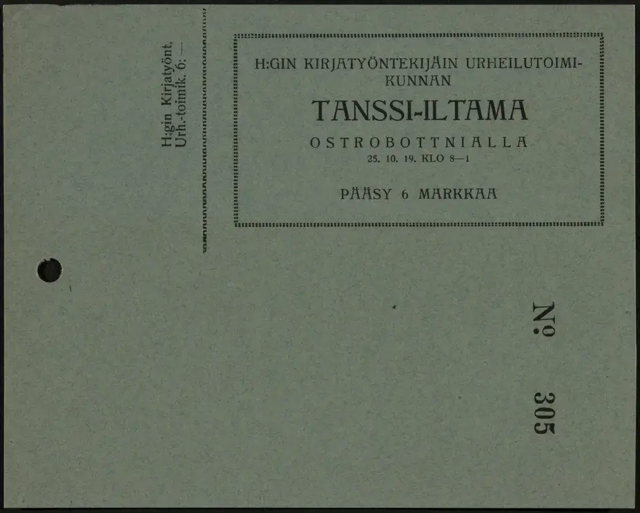 Pääsylippu Bottalle