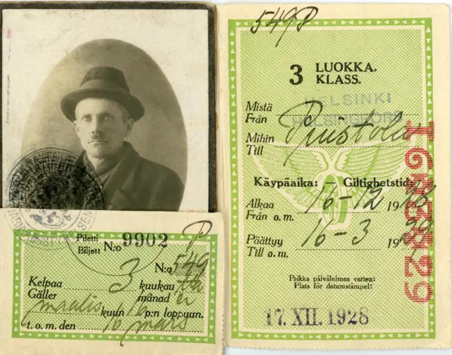Junalippu Helsinki–Puistola