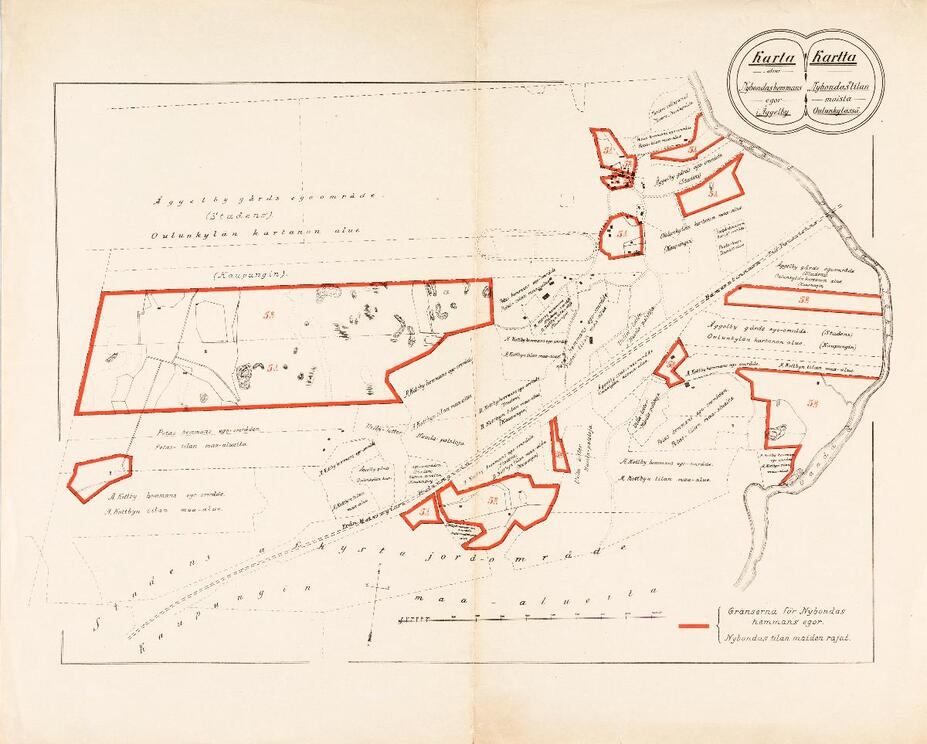 Tiluskartta noin 1909