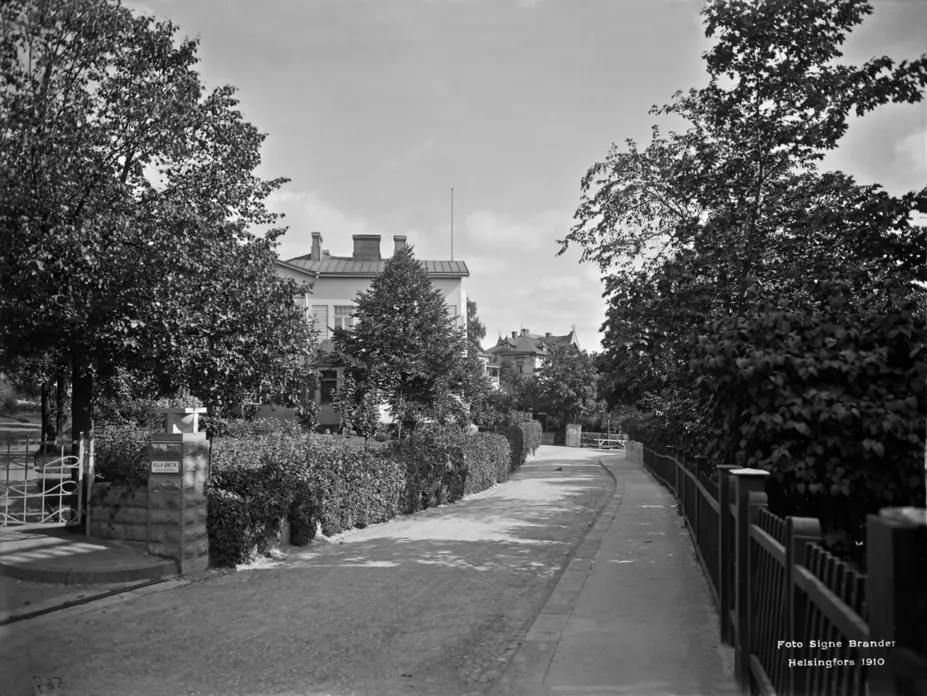 Östra Brunnsparken år 1910