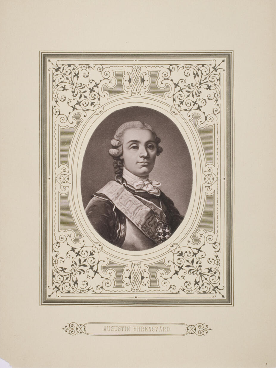 Olof Areniuksen muotokuva Augustin Ehrensvärdistä