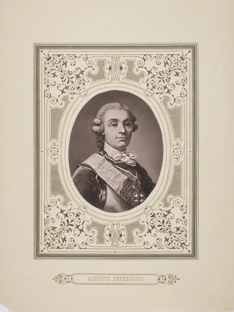 Olof Arenius porträtt av Augustin Ehrensvärd