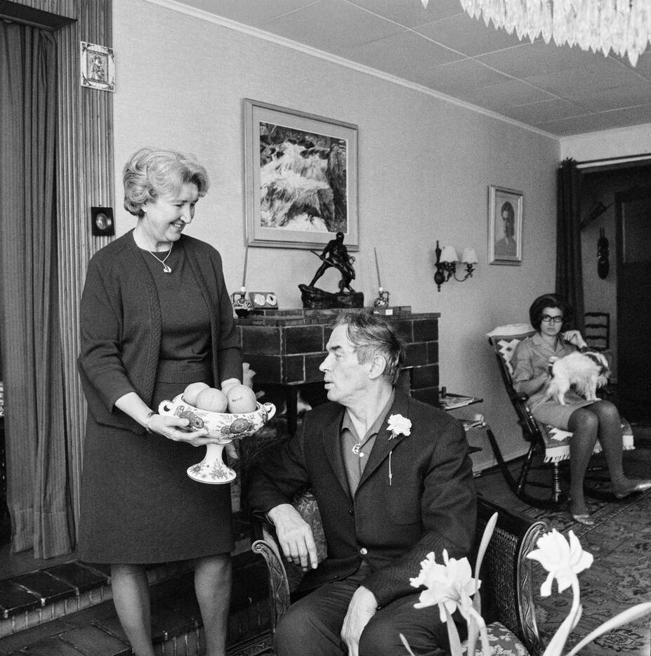 Tapio Rautavaara kotonaan