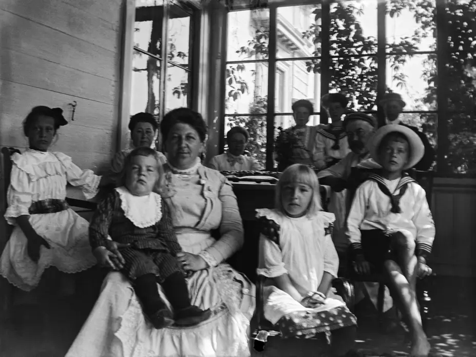 Mejlans gård på 1910-talet