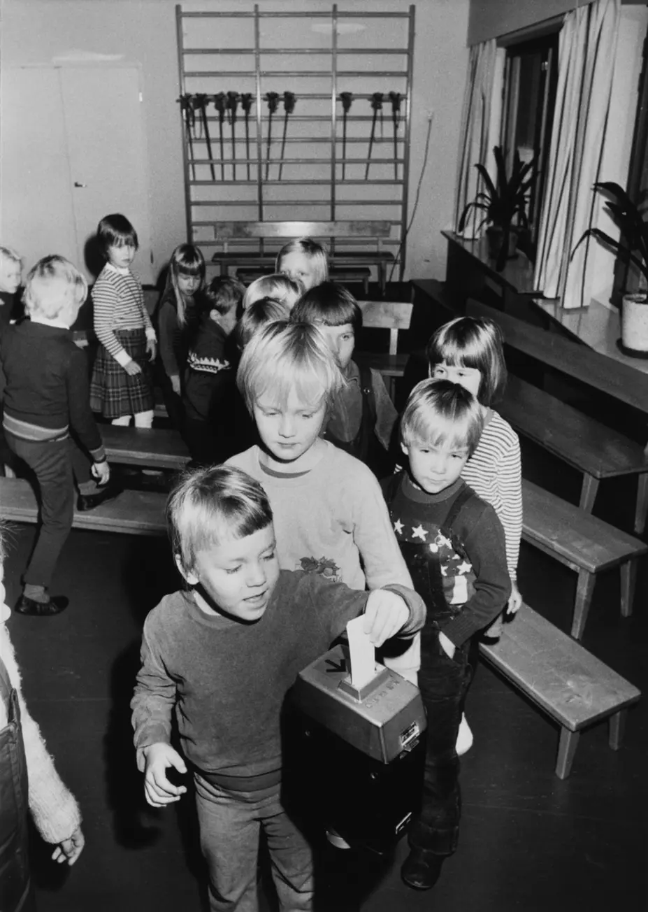 Päiväkoti Kontulassa 1980