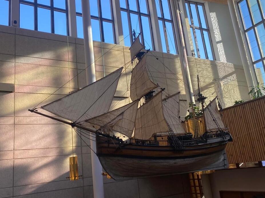 Votivskeppet St Johannes i Drumsö kyrka