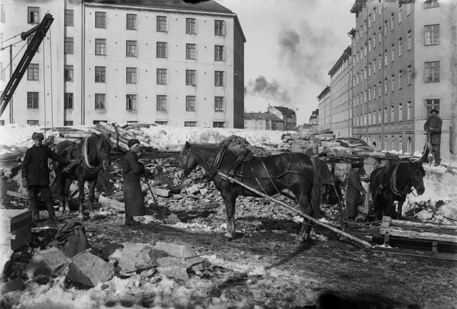 Schaktningsarbeten i Torkelsbacken