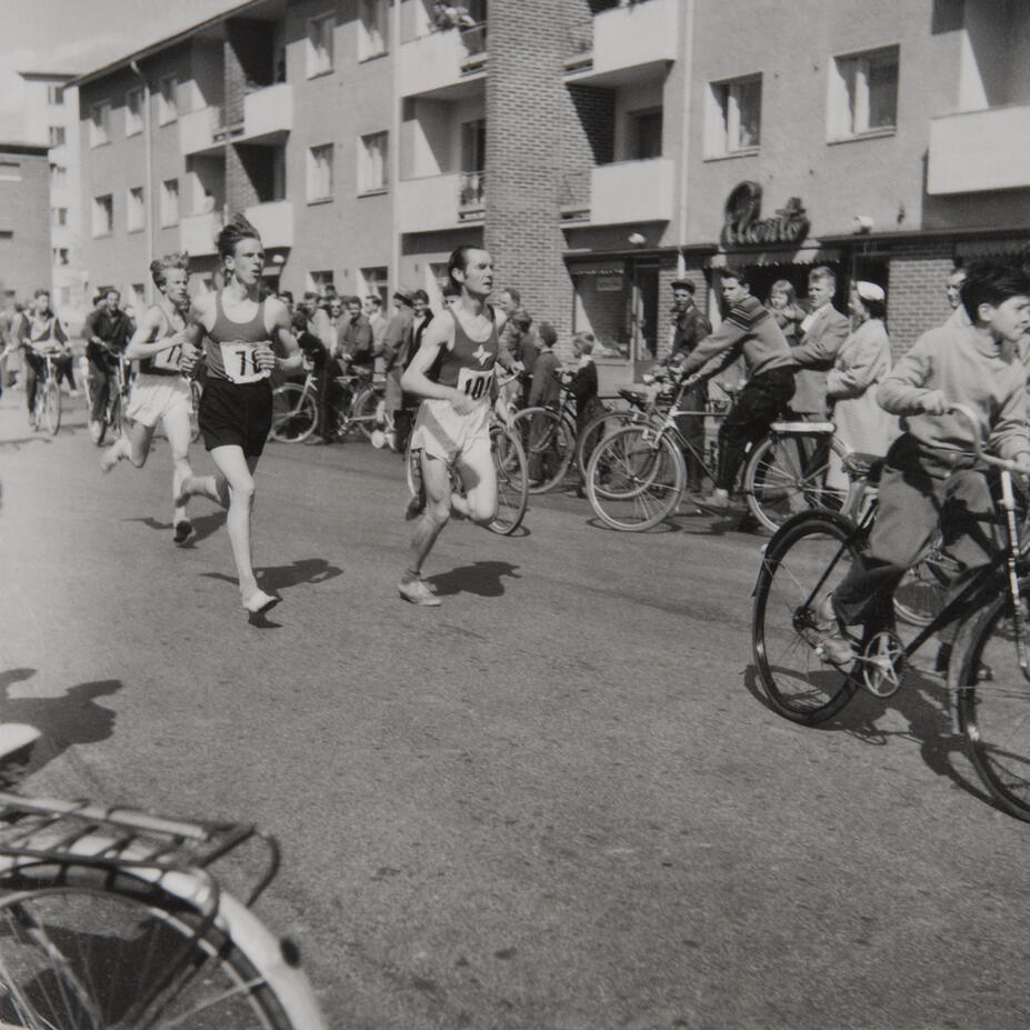 Pohjois-Haagan ympärijuoksu tai halkijuoksu keväällä 1957