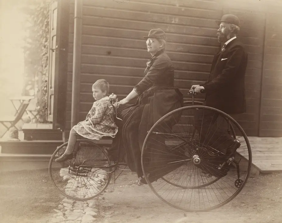 Medicinalråd Florin cyklar