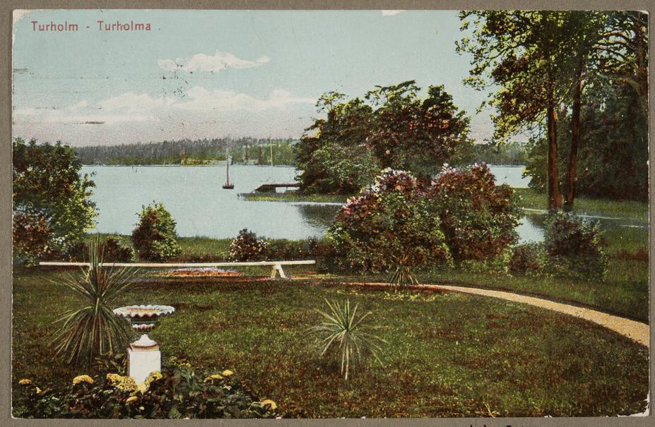 Parken vid Turholm herrgård
