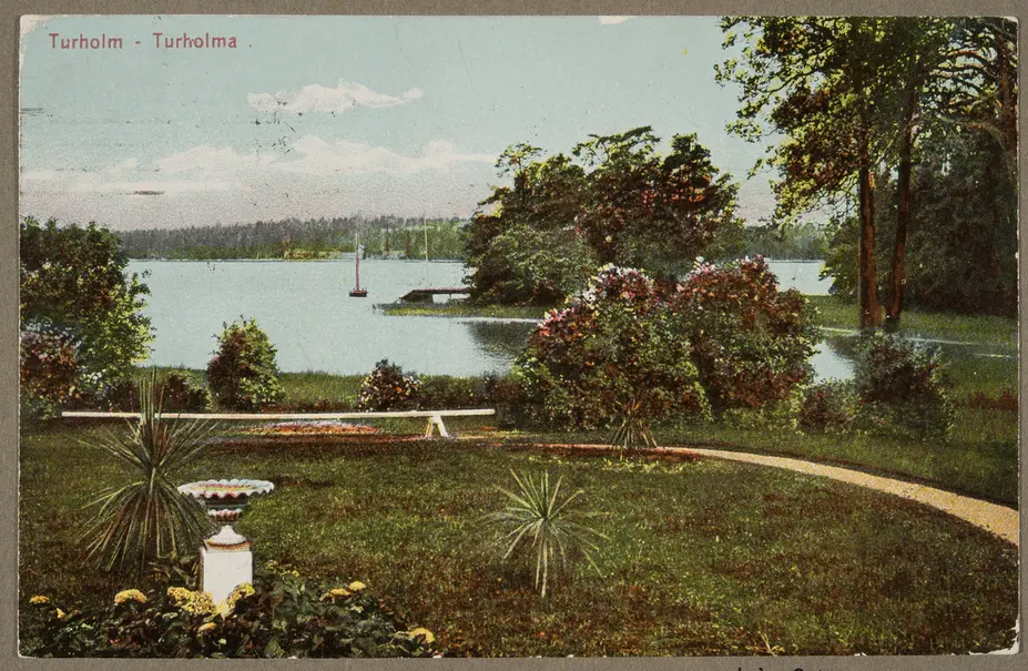 Parken vid Turholm herrgård