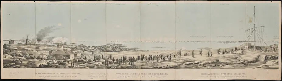 Bomningen av Sveaborg 1855