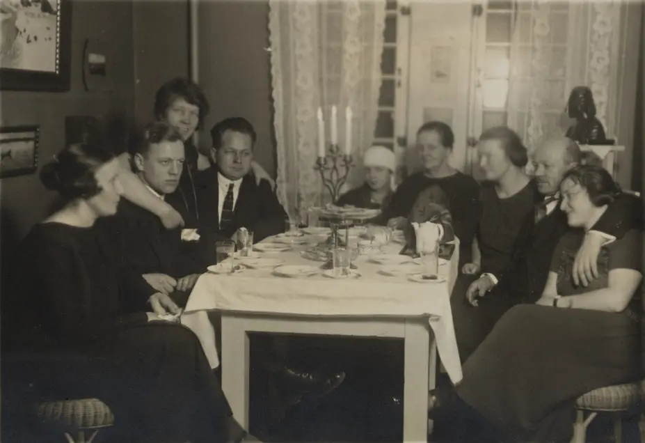 Uudenvuodenaatto 1924 Tyyne Savian luona