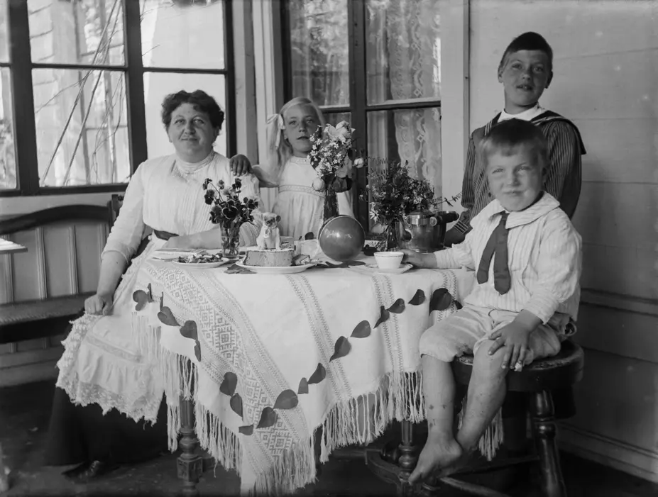 Mejlans gård på 1910-talet