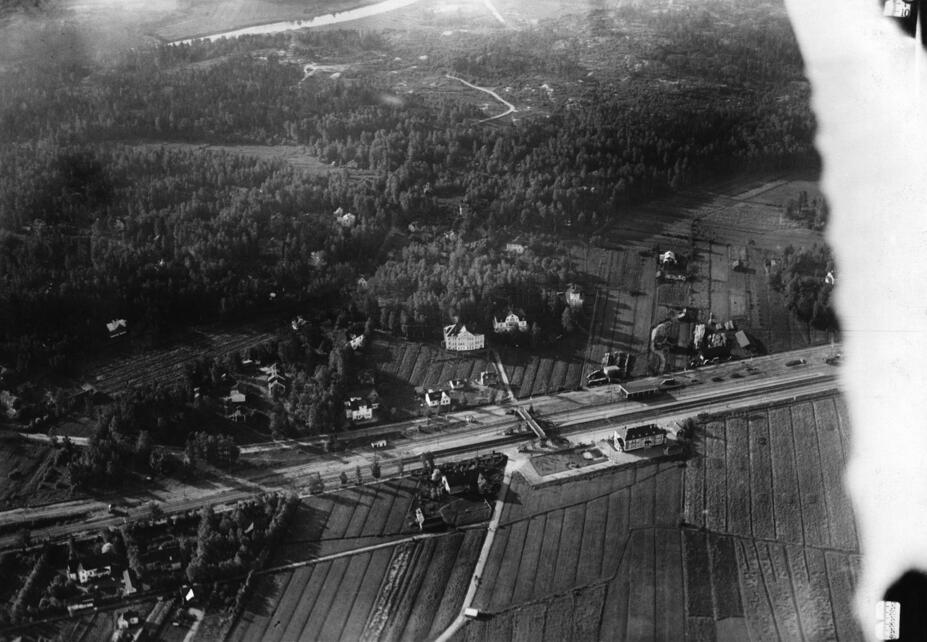 Oulunkylän aseman seutua 1920-luvulla