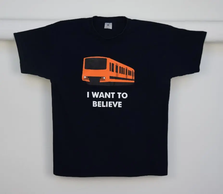 T-tröja med metro-tema