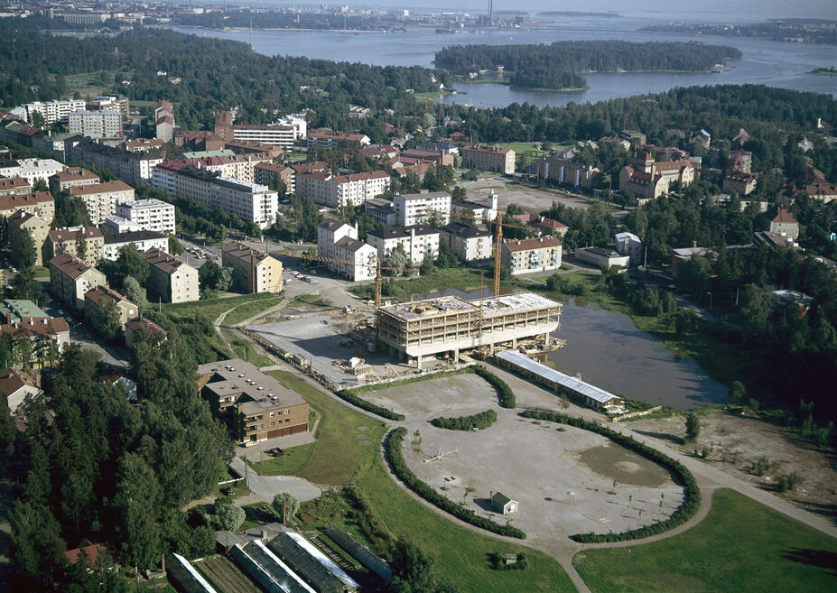 Kone oy:n työmaa 1972