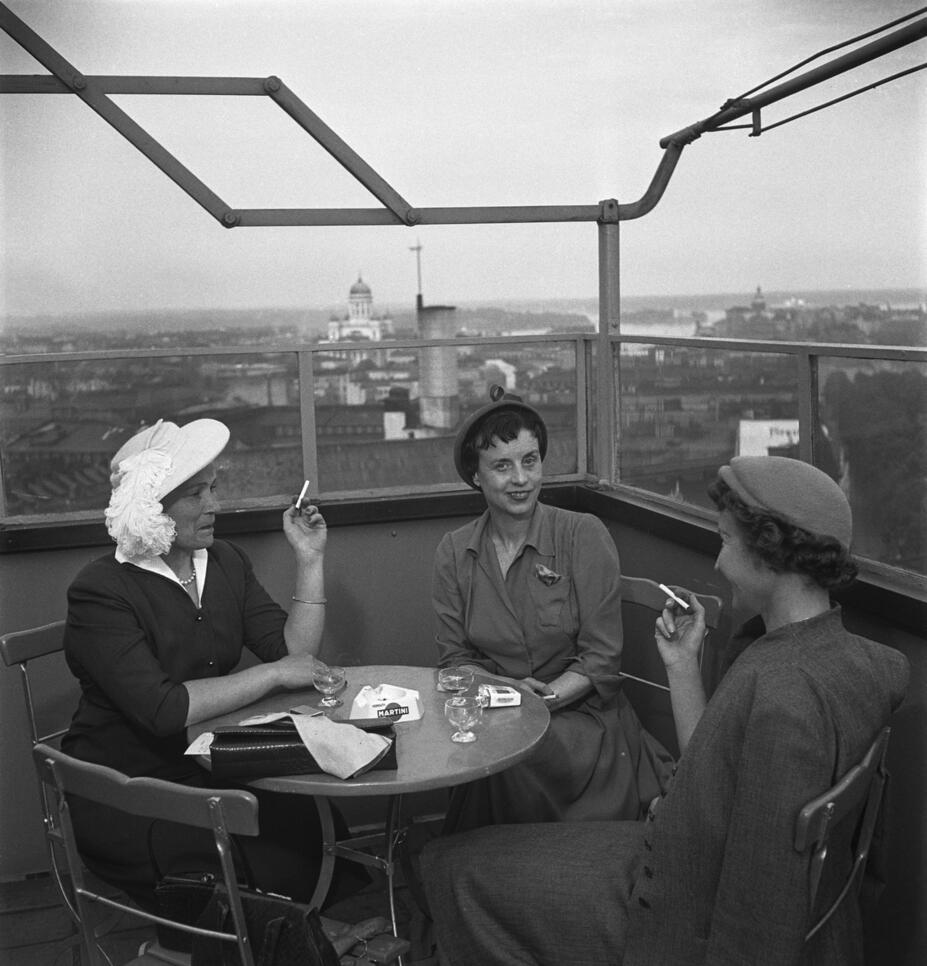 Hotell Tornis uteservering 1953