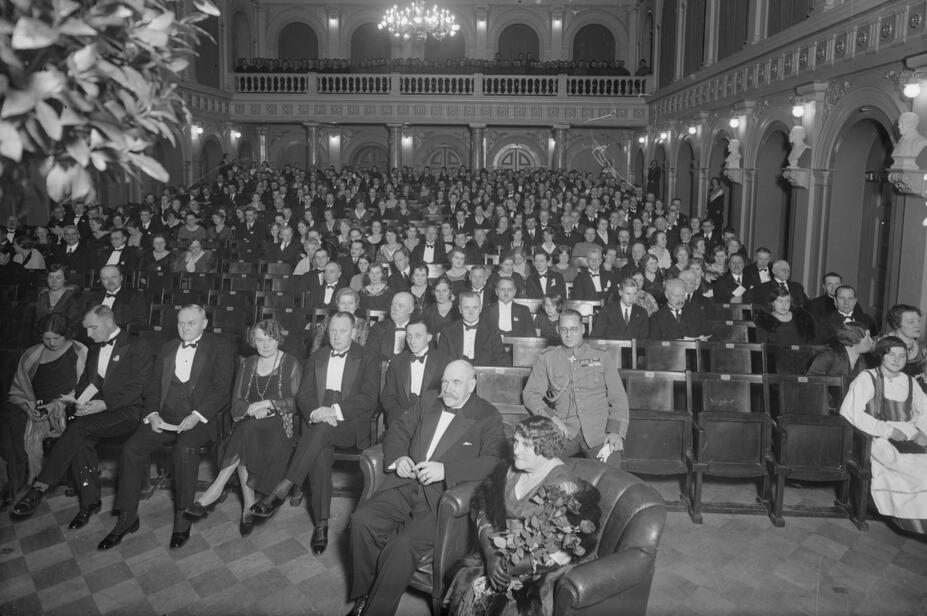 Frändefolksfest i Vanhas festsal 1931