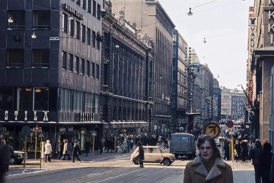 Aleksanterinkatu vuonna 1973