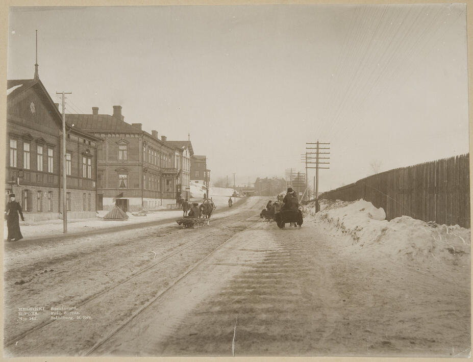 Vy från Sörnäs på 1890-talet